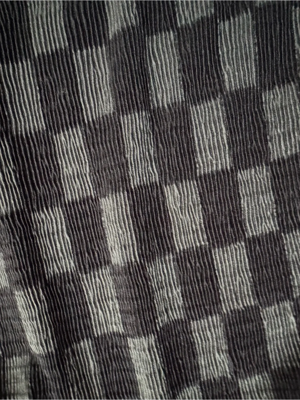 Vans Checkerboard Knit Wide Leg Pants - Black & Charcoal - Picture 5 of 9